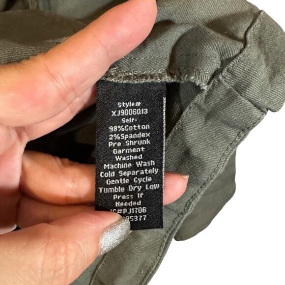 Sanctuary Gray Cotton Blend Casual Classic Full Zip Parka Jacket Women Sz M - Picture 9 of 12